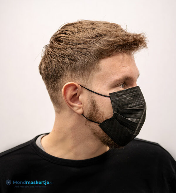 mondmasker zwart wegwerpmasker (3)