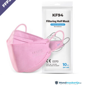 kf94 mondmasker roze ffp2 mondkapje